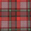 Skótkockás lakástextil, karácsonyi dekorációs anyag - piros, bordó