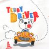 TEDDY DRIVER, autós maci mintás, extra széles pamutvászon