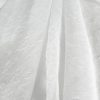Gyűrt voile függönyanyag méteráru, fehér, 260 cm magas