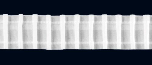 Sínszalag, függönyráncoló, ceruzás 35 mm, fehér, 1:2-maradék darab: 1,35 m