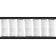 Sínszalag, függönyráncoló, ceruzás 1:1,5, 50 mm széles