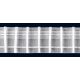 Sínszalag, függönyráncoló, ceruzás, átlátszó, 1:2, 50 mm széles - maradék darabok képe